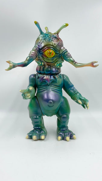 Cosmic Thingy "MacReady/greenmetal" by Paul Kaiju painted one off by Creature Bazaar